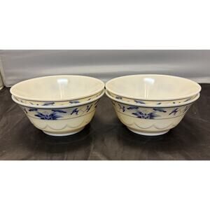 G.E.T. Enterprises M608 1 qt Fluted Water Lily Bowl Melamine Lot Of 4